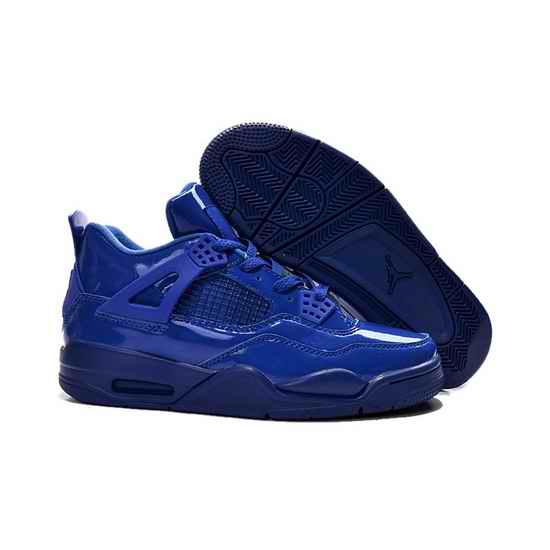 Air Jordan 4 Mirror Men Shoes Blue